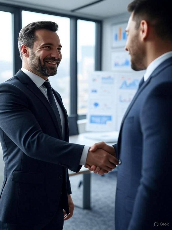 M&A advisor helping client achieve maximum business valuation and favourable exit terms